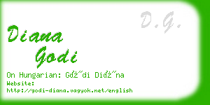 diana godi business card